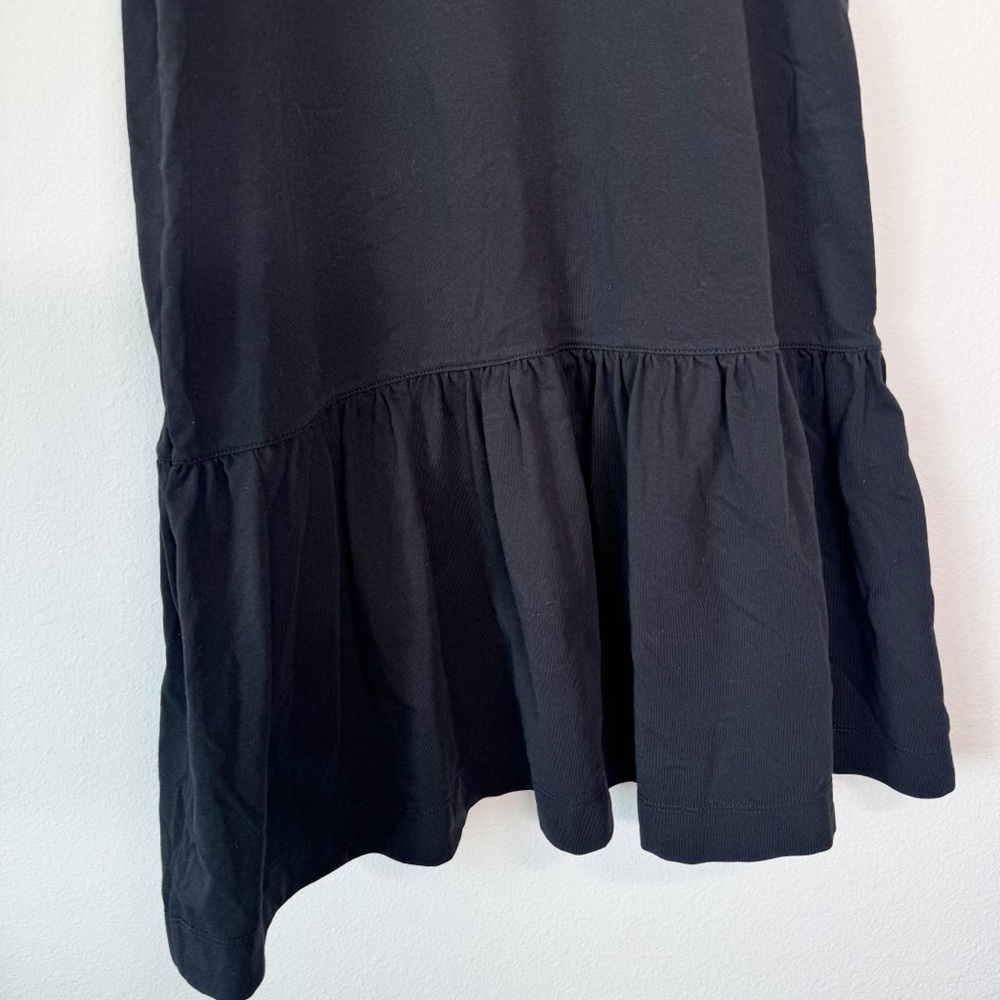 Madewell Brightside Ruffle Hem Tank‎ Mini Dress True Black XS - Picture 9 of 13